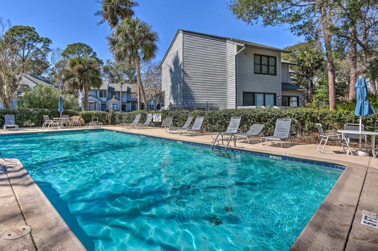 Coastal Oasis With Pool - Walk To Coligny Beach Park Хилтон-Хед-Айленд Экстерьер фото