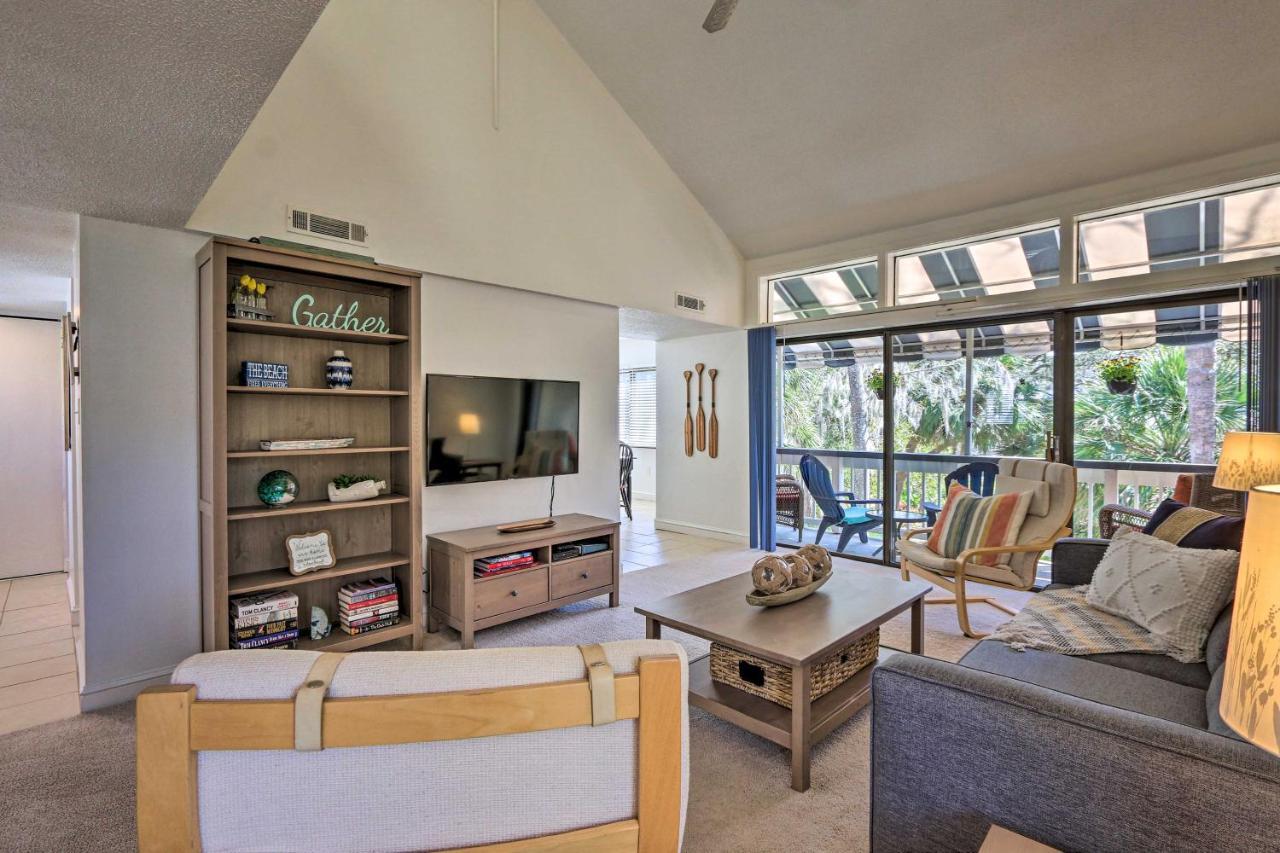 Coastal Oasis With Pool - Walk To Coligny Beach Park Хилтон-Хед-Айленд Экстерьер фото